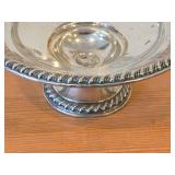 Lot of (2) 396-grams (total) Sterling Silver Weighted Reinforced Footed Dish Bowl by Rogers