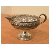 167-grams (total) Sterling Silver Mini Cream and Open Sugar Bowl (Reinforced Weighted) by Revere Silversmiths 2 1/2" x 5"