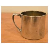 233-grams (total) (1) Empire Classic Sterling Baby Cup, (1) Lunt Sterling Silver Juice/Baby Cup