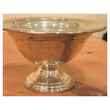 101-grams Sterling Silver Pedestal Bowl with Weighted Base by La Pierte 3" x 4 1/2"