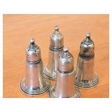 Lot of (2) 3" 245-grams (total) Sterling Silver Weighted Salt & Pepper Shaker Set of 2 by Empire #244