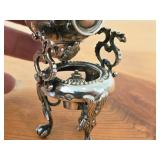 3 1/2" 70-grams Silverplated Dual Kettle (Samovar) on Stand