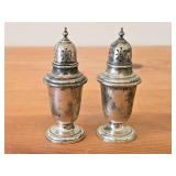 Lot of (1) 4 1/2" 77-grams (total) Sterling Silver Salt and Pepper Shaker Set of 2 by Gorham #758