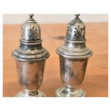 Lot of (1) 4 1/2" 77-grams (total) Sterling Silver Salt and Pepper Shaker Set of 2 by Gorham #758