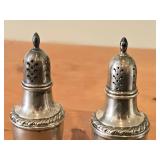 Lot of (1) 5 1/2" 132-grams (total) Sterling Silver Salt and Pepper Shaker | Weighted Reinforced Set of 2 by W.M. Rogers & Son #1920