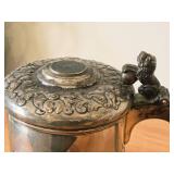 Vintage 1107-grams 830 Silver Tankard (Scandinavian (Norway or Sweden))