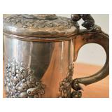 Vintage 1107-grams 830 Silver Tankard (Scandinavian (Norway or Sweden))
