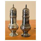 Lot of (2) Vintage 11" 295-grams (total) Silverplated Cacao Strooier Sprinkler by Viners of Sheffield (England)