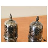 Lot of (2) Vintage 11" 295-grams (total) Silverplated Cacao Strooier Sprinkler by Viners of Sheffield (England)