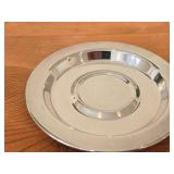 Lot of (2) 6" 180-grams (total) Silverplated Underplates