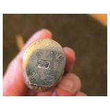 3 3/4" 51-grams Sterling Silver Vinaigrette / Snuff Box (Hovedvansaeg) (Scandinavian Rococo)