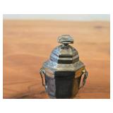 3 1/4" 37-grams Sterling Silver Vinaigrette / Snuff Box (Hovedvansaeg) (Danish)