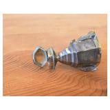 3 1/4" 37-grams Sterling Silver Vinaigrette / Snuff Box (Hovedvansaeg) (Danish)