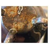 980-grams (total) (2) Baroque by Wallace Silverplated Goblets 6-1/4" 1940