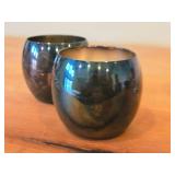 980-grams (total) (2) Baroque by Wallace Silverplated Goblets 6-1/4" 1940