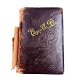 Edgar Allan Poe - Poems with Memoir (1892) Crowell & Co. Leather Bound