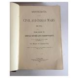 Minnesota Civil War & Indian War 1861-1865 Vol. II Official Reports & Correspondence