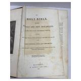 Hartford S. Andrus & Son 1852 Holy Bible - Old & New Testaments, Original Tongues