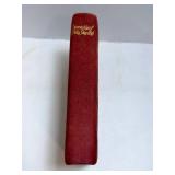 The Courtship of Miles Standish - Red Cloth Binding