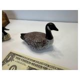 WATERFOWL FIGURINES AND SHELVES