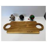 CUTTING BOARD AND FISHING REELS