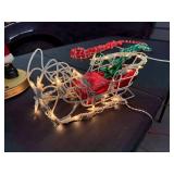 LIGHT UP SIGNS AND SANTA