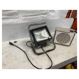 LIGHT AND ELECTRIC HEATER.