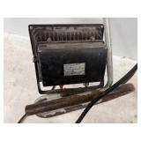 LIGHT AND ELECTRIC HEATER.