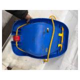 SWING AND HIGH CHAIR.