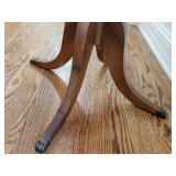 Electric Rand McNally Terrestrial Globe on Pawfoot Stand