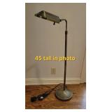 Verilux Brushed Brass Telescoping Floor Lamp, A