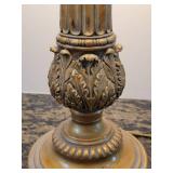Gold Gilt Corinthian Column Table Lamp