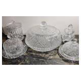 Lead Crystal Covered Buffet Service Collection