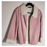 Pink Ultra Suede Pink Light Jacket ~ size XL