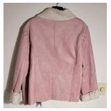 Pink Ultra Suede Pink Light Jacket ~ size XL