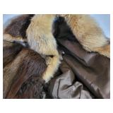 Unplucked Beaver and Coyote Real Fur Jacket