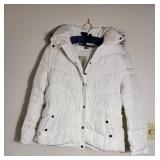 Kenneth Cole Reaction White Hooded Jacket ~ size XXL, NWT