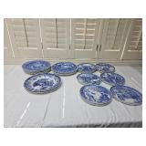 Collection of Spode "Blue Room" Dishes - Multiple Patterns