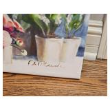 Large Paris Floral Shop Canvas Wall Art