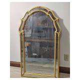 Ethan Allen Italian Gilt Arch-Top Wall Mirror (26" X 44")