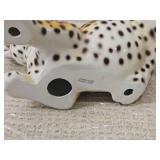 Spotted Leopard Ceramic Figurine Decor