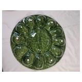 Olfaire Portuguese Green Cabbage Ware Serving Pieces