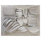 White Proclaim Sushi & Appetizer Serving Dishes Collection
