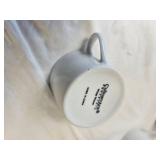 Large Collection of White Porcelain Coffee & Espresso Accessories