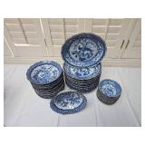 Sadek Porcelain Peacock Motif Service Pieces