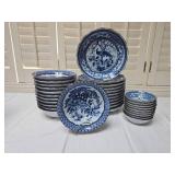 Sadek Porcelain Peacock Motif Service Pieces