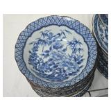 Sadek Porcelain Peacock Motif Service Pieces