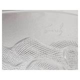 1980s Portuguese Glass Plates by Jose Carvalho Gama Diniz (Approx. 40 Pieces)