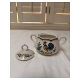 Nikko Rooster Pattern Dinnerware and Serving Set - (76)