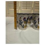 Nikko Rooster Pattern Dinnerware and Serving Set - (76)